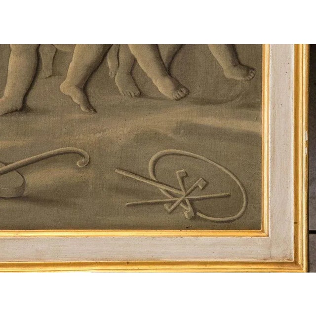 Late-18th Century French Grisaille Painting For Sale - Image 5 of 7