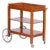 French Art Deco Walnut Trolley, 1920s For Sale