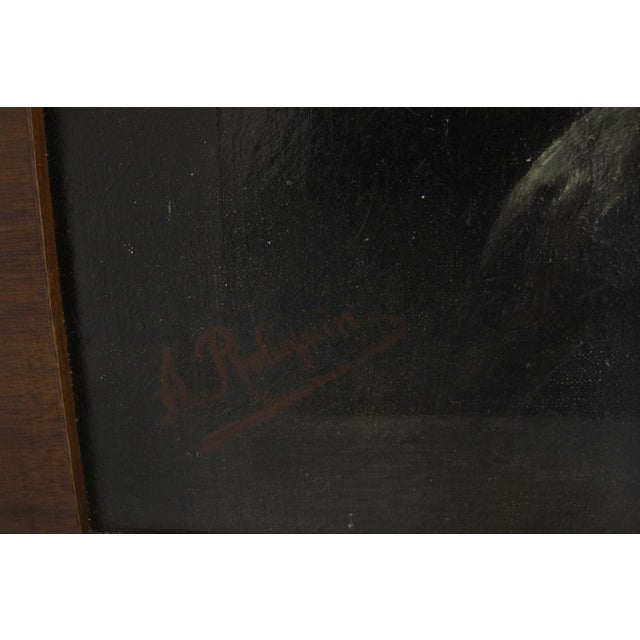 A Robquin French 1920's Signed Framed Oil Painting Hunters For Sale - Image 4 of 8