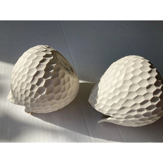 Handmade Asa Selection Germany Cream Color Porcelain Vases- Set of 2 For Sale In Rochester - Image 6 of 11