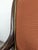 Restoration Style Mahogany Armchair with Curved Armrests and Orange Fabric For Sale - Image 10 of 11