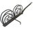 Late 18th Century American Colonial Hand-Forged Wrought Iron Rotary Toaster For Sale - Image 4 of 12