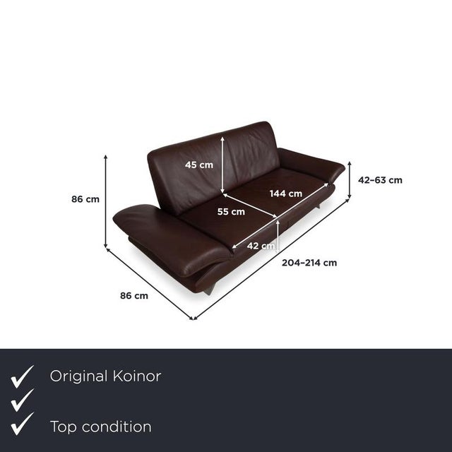 The invitingly rounded shapes and the seemingly floating legs make the Rossini series from German manufacturer Koinor so...