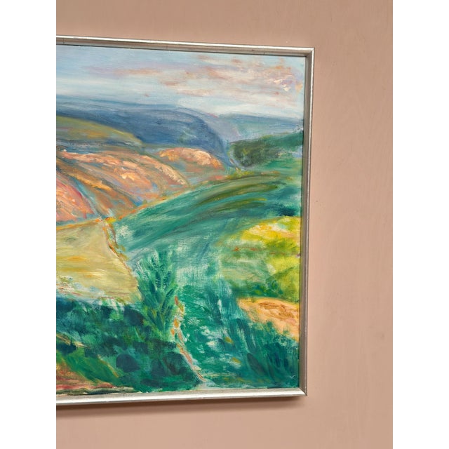 Lalla Blecher, Landscape, 1994, Oil on Canvas, Framed For Sale - Image 11 of 18