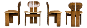 Africa Dining Chairs by Tobia & Afra Scarpa for Maxalto, 1976, Set of 4