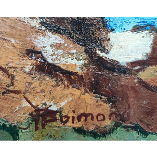 Modern Jean-Jacques Boimond, Montagne en été, Oil on Canvas, 1950s For Sale - Image 3 of 9