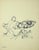 Figure is an original black marker drawing on ivory-colored paper realized by Leo Guida in 1970s. The state of...