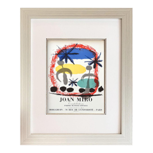 Joan Miro Lithograph 100 Constellations Art in Posters 1959 Framed