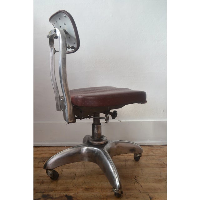 Metal Mid Century Industrial Gio Ponti for Goodform General Fireproofing Co Chair For Sale - Image 7 of 9