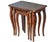 Wood Set of 3, Antique Italian Burl WoodNesting Tables For Sale - Image 7 of 14