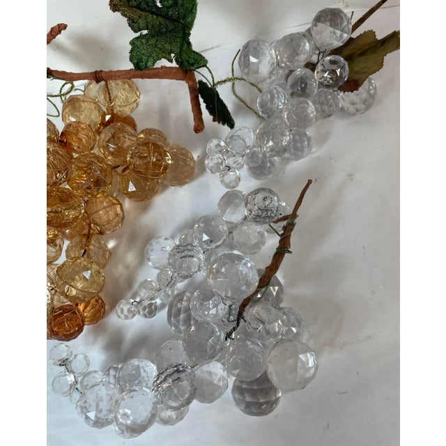 Love these facet cut lucite grape bunches!