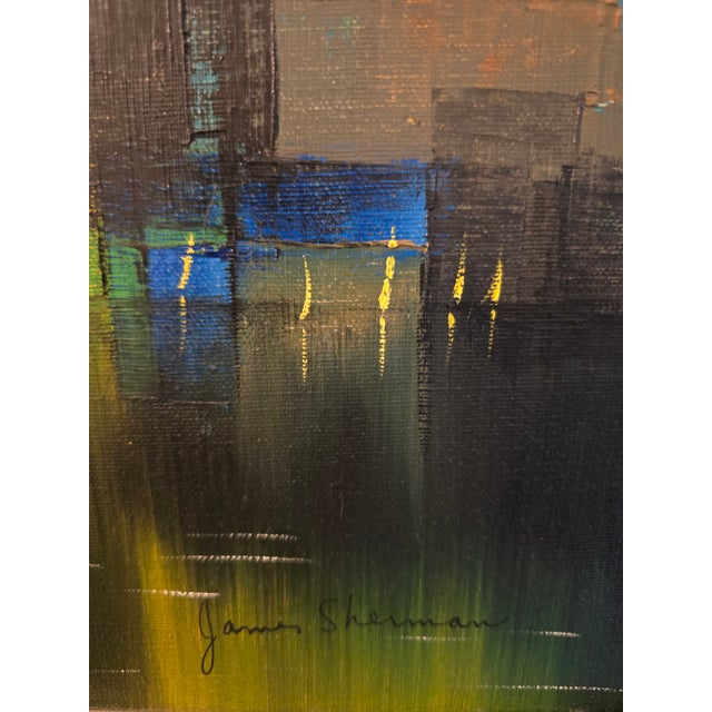 A superb vintage original painting from the mid century modern era absolutely exquisite. Having correct and proper scale...