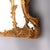 Large 58" French Louis XIV Foliate Carved Gilt Wood Triptych Mantle Mirror C1890 For Sale - Image 4 of 8