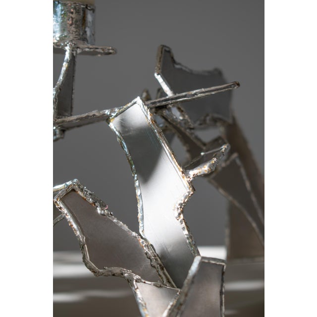 Metal Looking Up in the Attic Candleholder by Vincent Decat For Sale - Image 7 of 9