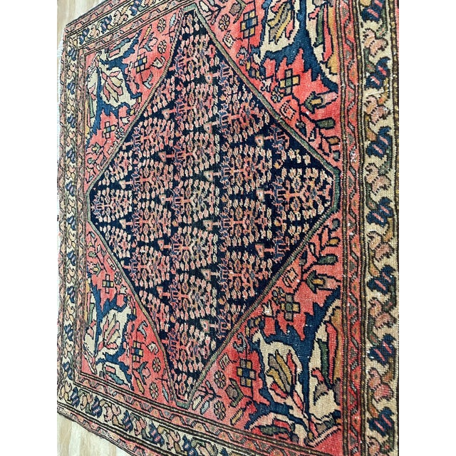 Late 19th Century Antique Persian Feraghan Sarouk, the Most Decorative, as Is For Sale - Image 5 of 9
