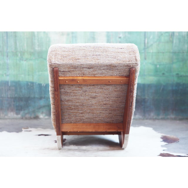 Mid Century Upholstered Lounge Chair in the Style of Adrian Pearsall For Sale - Image 12 of 13
