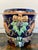 Ceramic Antique Majolica Bird Planter Cache Pot Jardinière Cobalt Blue Wasmuël C1890 For Sale - Image 7 of 18
