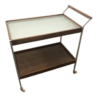 1960s Vintage Salton Hotray Bar Cart For Sale