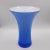 1970s Luxury handcrafted blue vase in Murano glass attributed Ca dei Vetrai. Made in Italy. The item is in excellent...