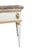 Pair of 1920s Italian Neoclassical Painted and Parcel-Gilt Console Tables Faux Marble For Sale - Image 4 of 10