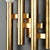 Metal Brass-Plated Metal Wall Lamp, 1970s For Sale - Image 7 of 8
