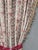 Antique 1920s French Cotton Curtain Panel, Pink and Brown Stripe With Florals For Sale In Denver - Image 6 of 15