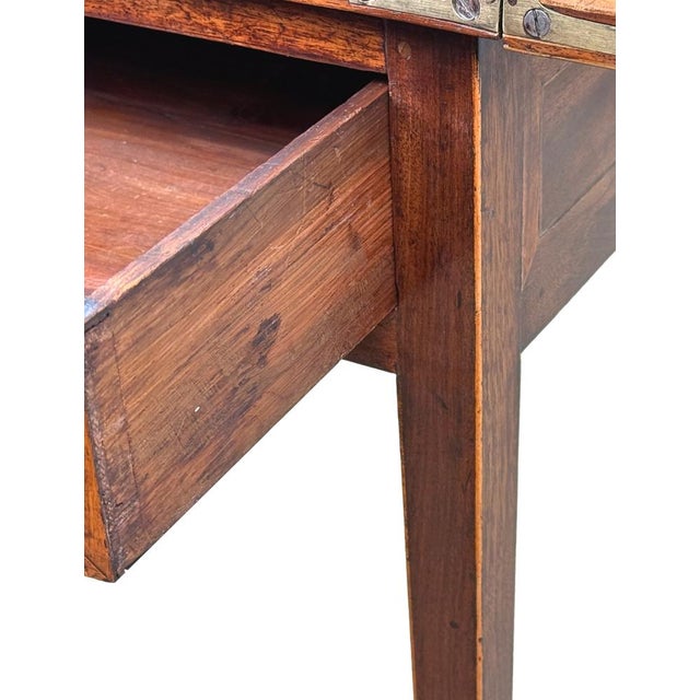 Wood Georgian Mahogany Patience Card Game Table, 1780 For Sale - Image 7 of 14