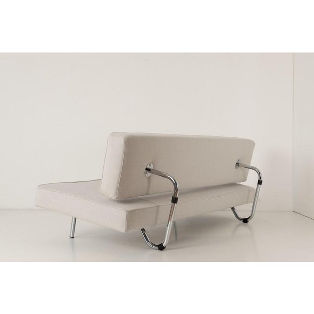 Light Grey Daybed by Ernst Ambühler, Switzerland, 1957 For Sale - Image 4 of 11