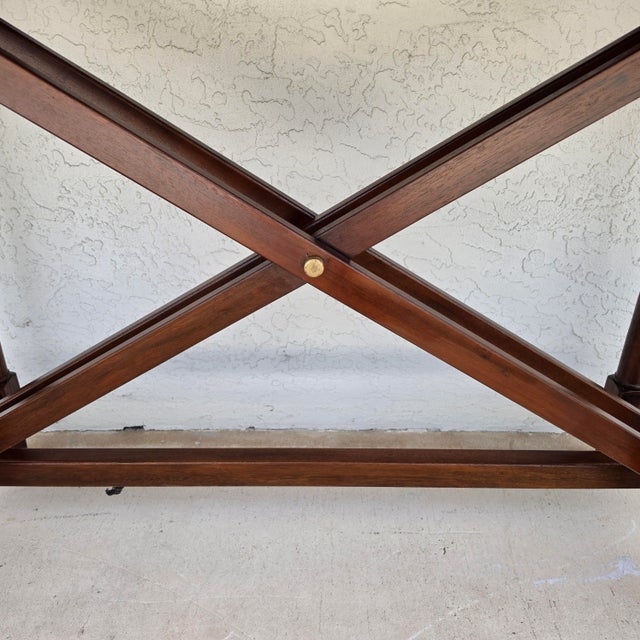 Bauer International Stiles Serengeti Campaign Buffet Console Table For Sale - Image 12 of 12