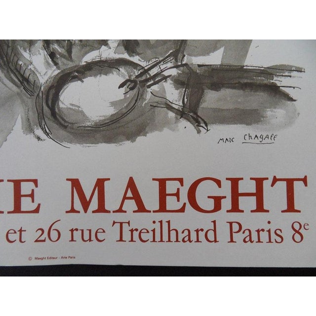 Le Peintre Dans L'atelier À Paris Poster after Marc Chagall For Sale - Image 4 of 5