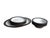 Offered is a set of 9 pieces of Hornsea Contrast pattern plates, the first to be produced at their Lancaster Vitramic...