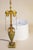 1930s Mutual Sunset Lamp Co. French Empire Deco Neoclassical Green Alabaster Marble Gilt Brass Table Lamp For Sale - Image 13 of 13