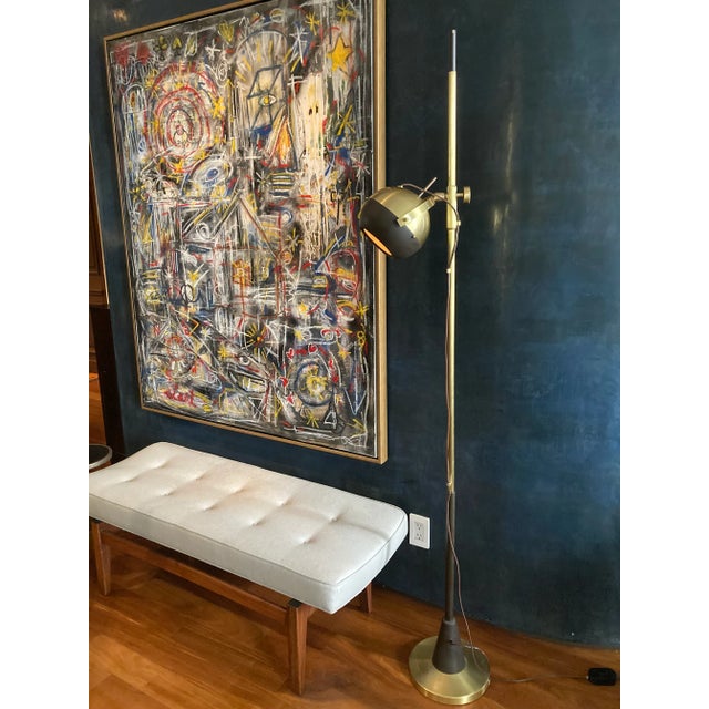 Mid-Century Modern 1950s Oscar Torlasco Floor Lamp by Lumi For Sale - Image 3 of 12