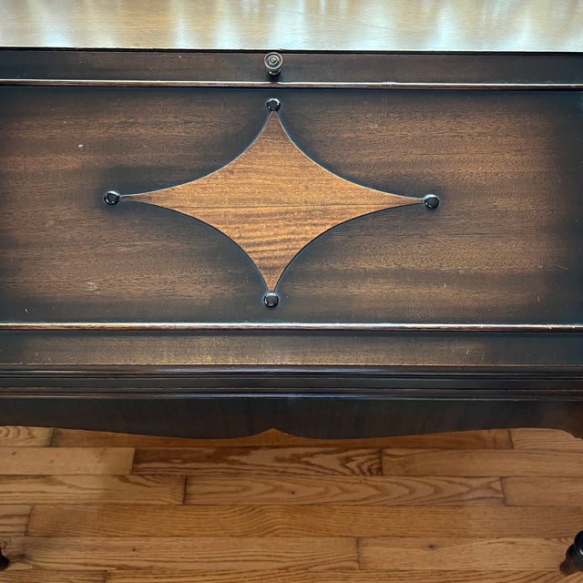 Early 20th Century Antique Writing Desk and Chair For Sale - Image 5 of 18