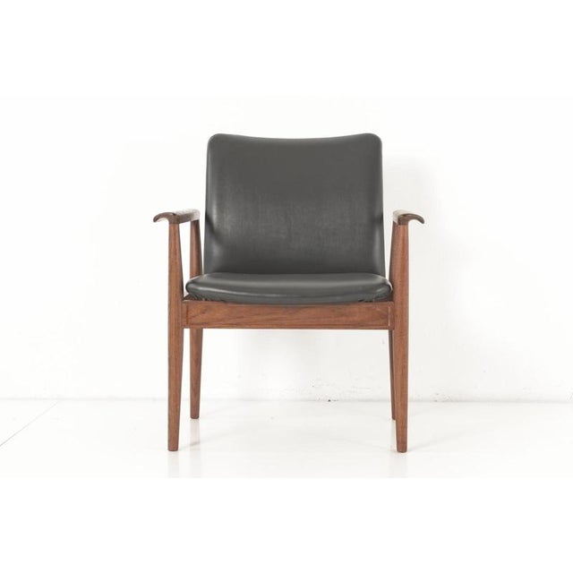 Black FD 901 Diplomat Armchair in Teak by Finn Juhl for France and Son, Denmark, 1961 For Sale - Image 8 of 17