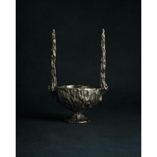 Omnia Vanitas Vanité 10 Candelabra in Patinated Cast Bronze by William Guillon For Sale - Image 4 of 12