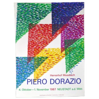 Piero Dorazio, Poster for P. Dorazio's Exhibition in Herrenhof Musbach, Germany For Sale
