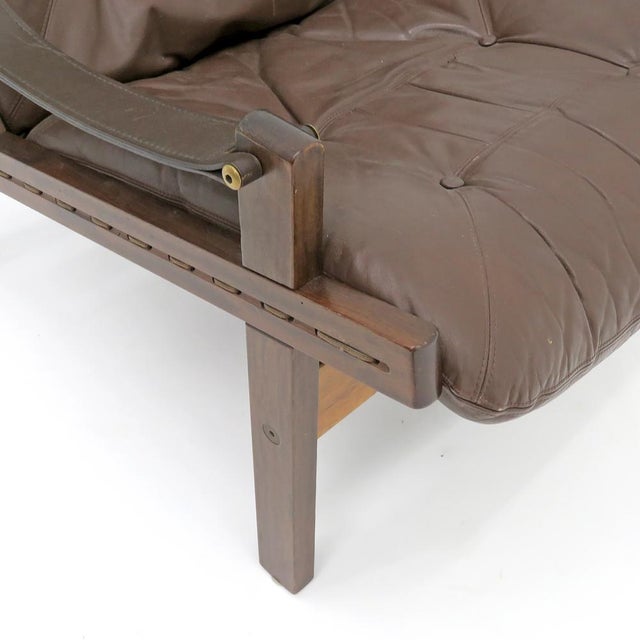 Torbjørn Afdal Leather Arm Chairs, 1960s For Sale - Image 10 of 10