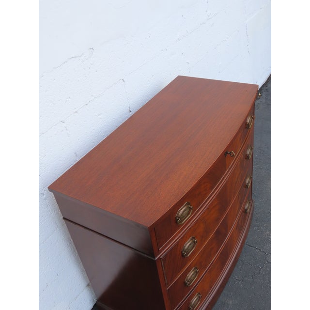 Flame Mahogany Low Dresser Bathroom Vanity 6898 For Sale - Image 13 of 18