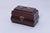 Traditional Virginia Metalcrafters Mahogany Rectangular Tea Caddy Jewelry Box For Sale - Image 3 of 14
