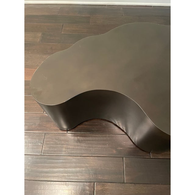 2020s Arteriors "Meadow" Organic Iron Coffee Table - Antique Bronze/Black For Sale - Image 5 of 10