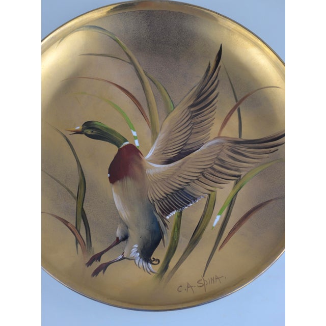Hand-Painted Porcelain Plates from Carlos Alberto Spina, 1980, Set of 2 For Sale - Image 15 of 17