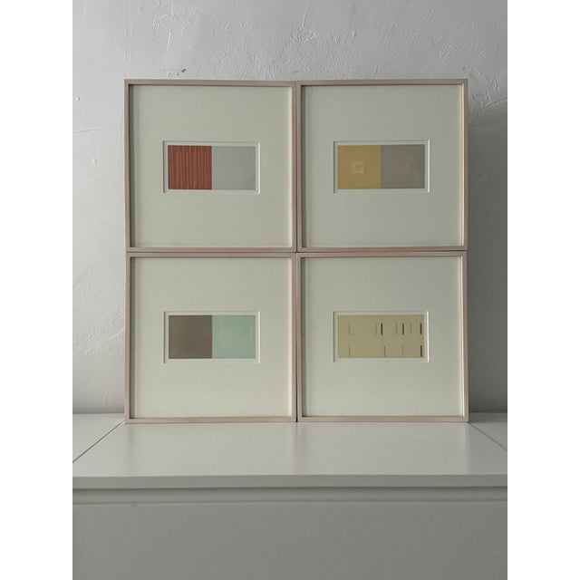 Jay Kelly Works on Paper 1999, Framed, Set of 4 For Sale - Image 9 of 12