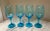 Glass Libbey Aqua Blue / Turquoise Wine Glasses - Set of 8 For Sale - Image 7 of 9