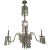 Large European Four-Light Crystal Chandelier, Early 20th Century For Sale