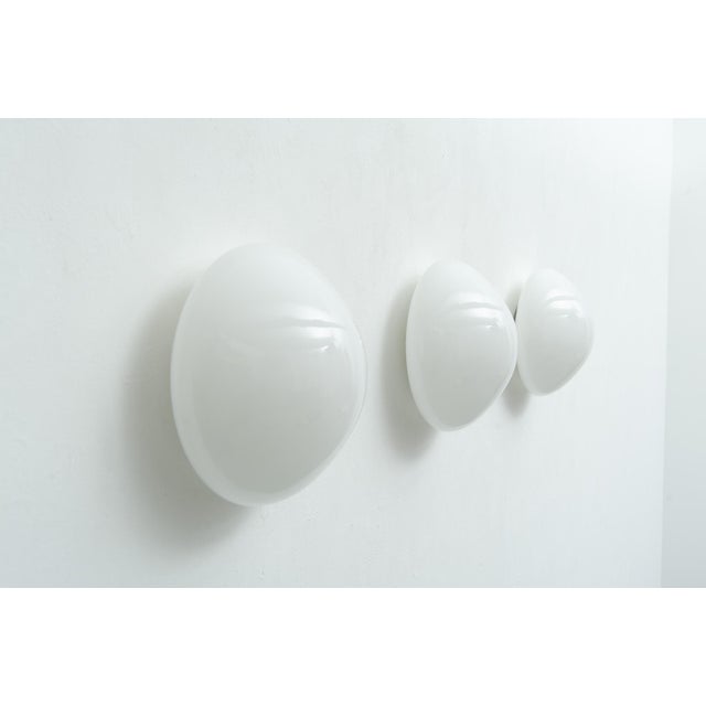 Bauhaus Model LJS 691 Wall/Ceiling Lights in Glass and Ceramic Designer: Wilhelm Wagenfeld (1900-1990) Manufactured by:...