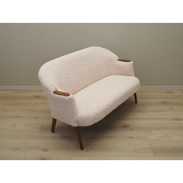 Danish Cream Sofa, 1970s For Sale - Image 10 of 16