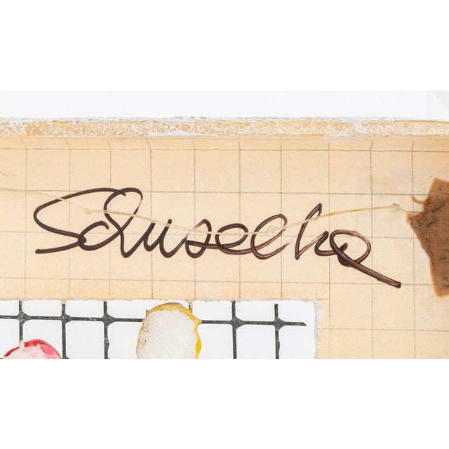 Late 20th Century Elfi Schselka Abstract Composition Mixed Media For Sale - Image 5 of 6