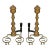 Antique American Empire Andirons - a Pair For Sale