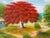 2000 - 2009 2000’s Francisco Lopez “Framboyan Tree” Countryside Landscape Oil on Canvas Painting, Wood Framed For Sale - Image 5 of 12